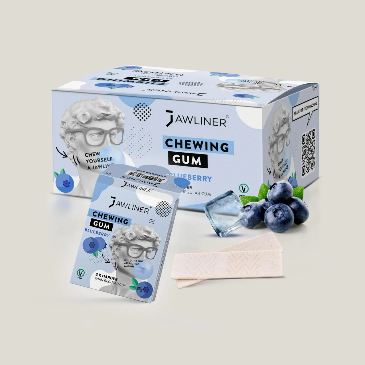 JAWLINER® Chewing Gum Medium Hard - Image 4