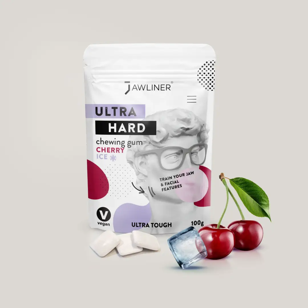 JAWLINER® Fitness Chewing Gum Cherry Ice - Image 19