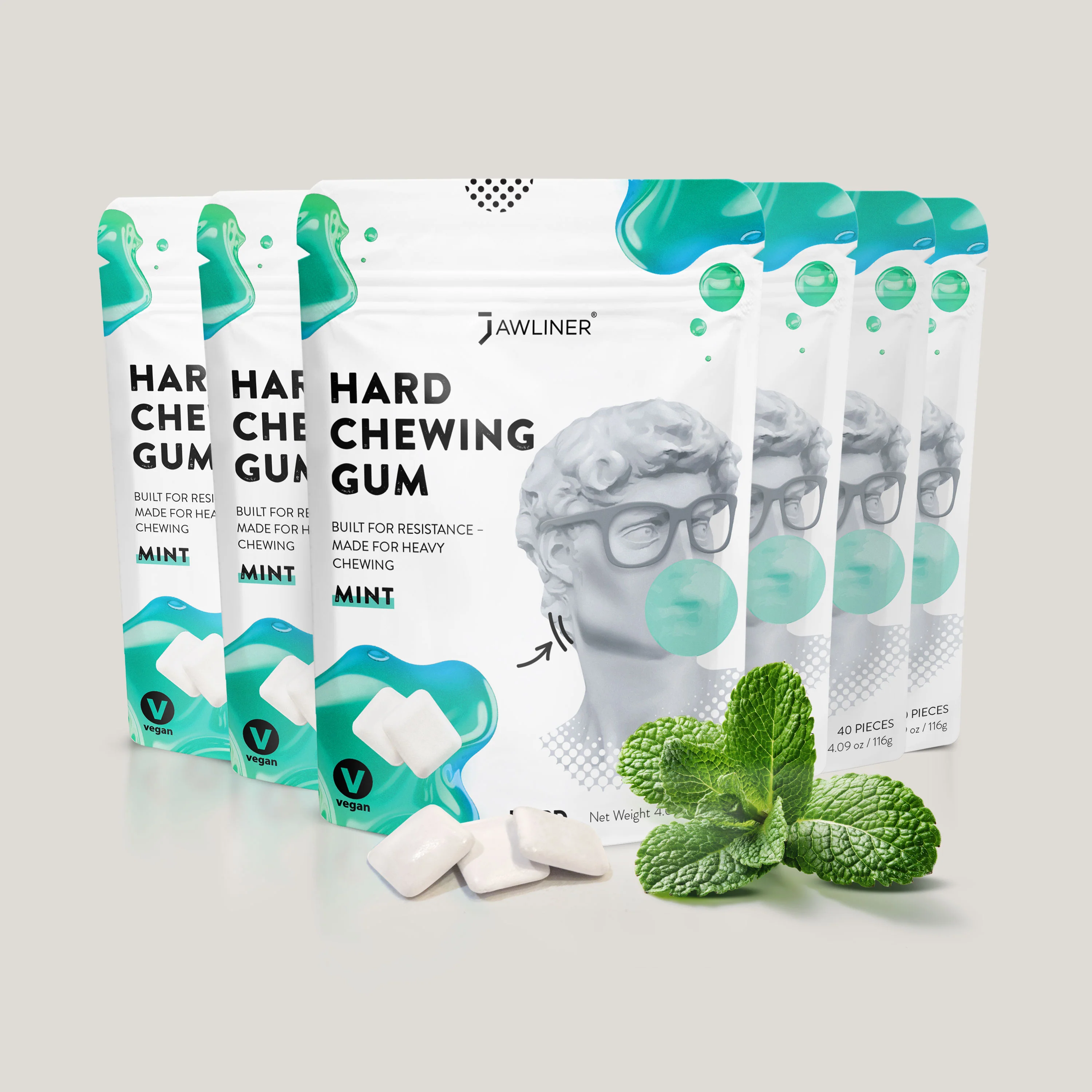 JAWLINER® Hard Chewing Gum - Image 8